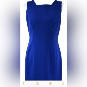 Talbots blue dress